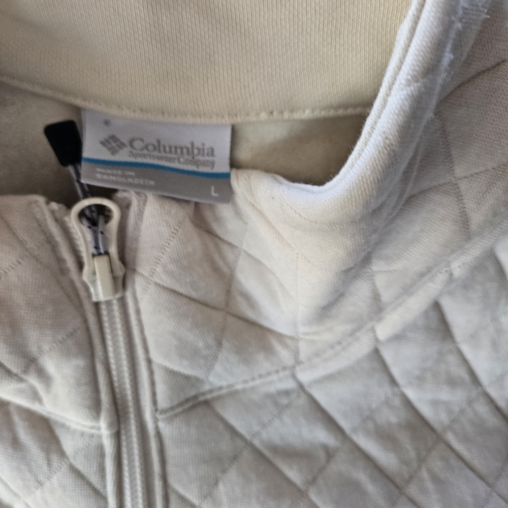 Columbia Cream Quilted Jacket